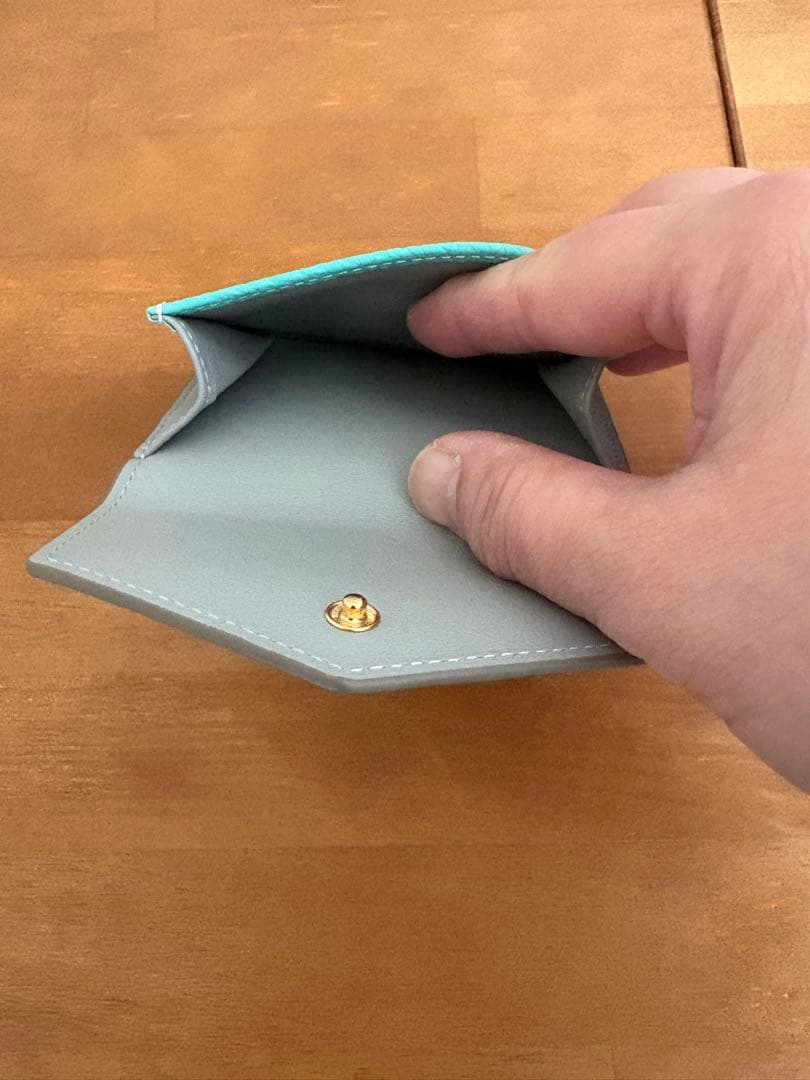 【限定色】ボナベンチュラ三折り財布 アトールブルー