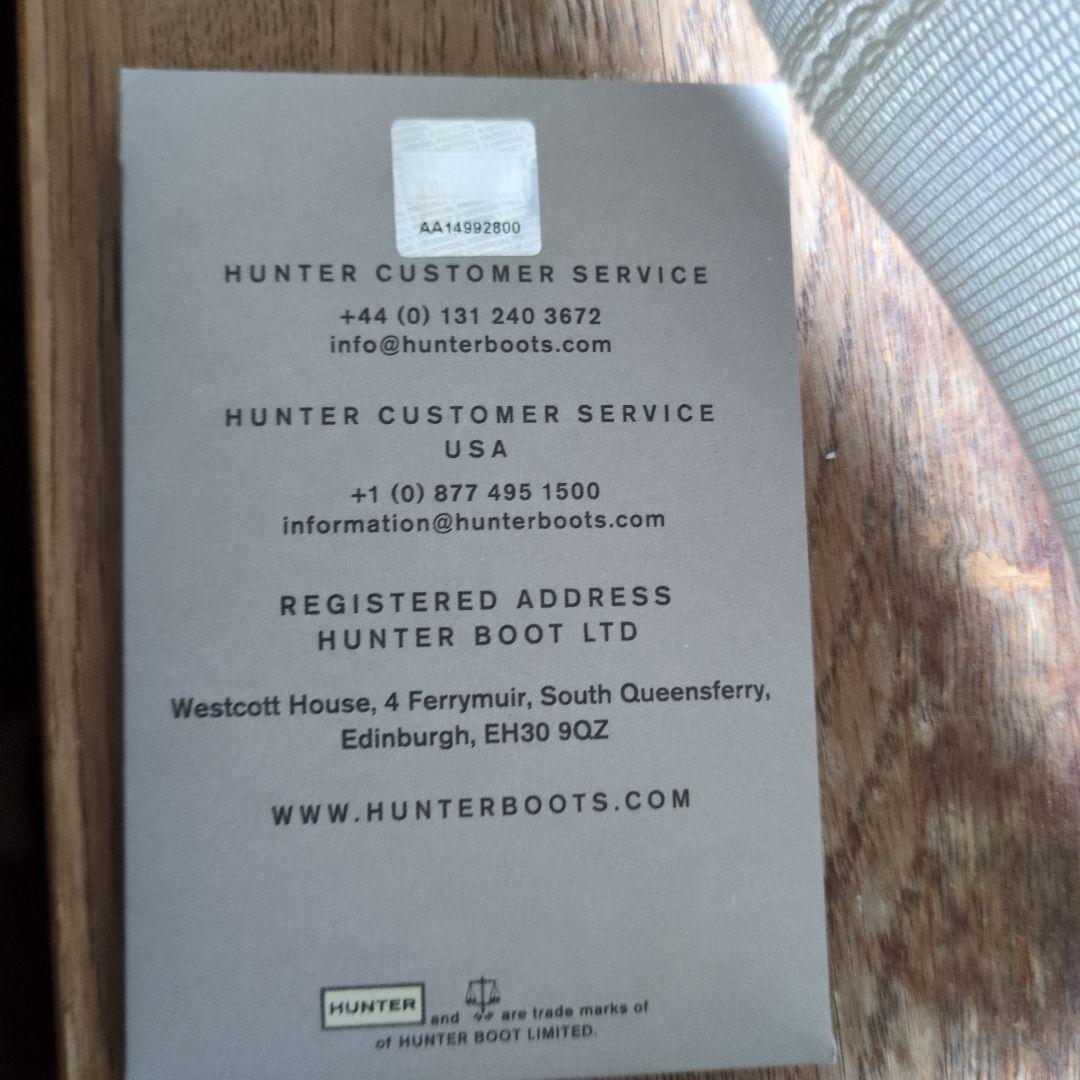 HUNTER長靴