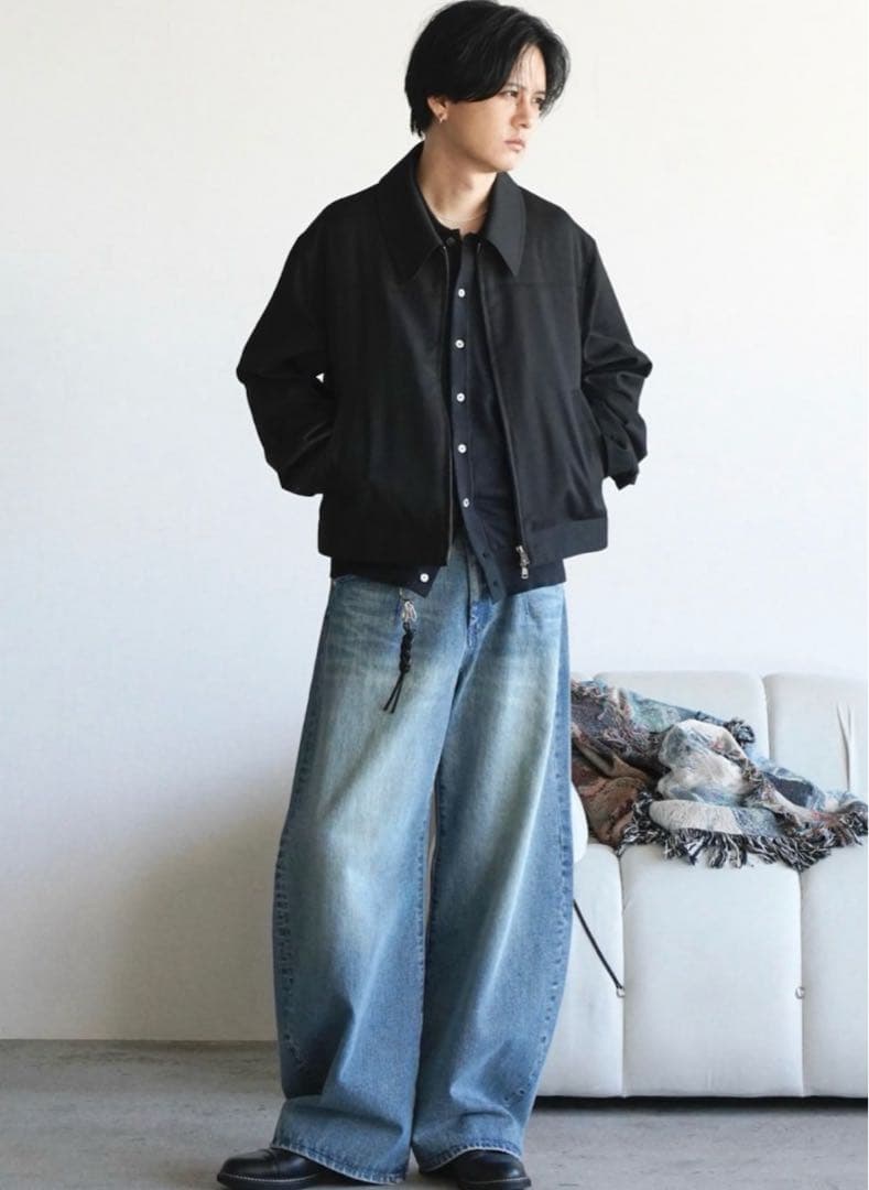 完売　TECH WOOL GABARDINE ZIP BLOUSON Mサイズ