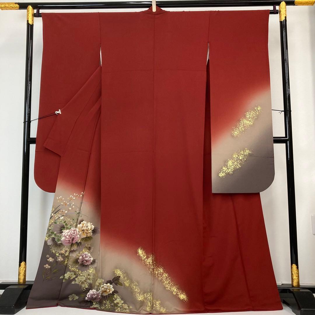 【TAMA屋】全て正絹 全て振袖 刺繍 花柄 まとめ売り3点TM1738