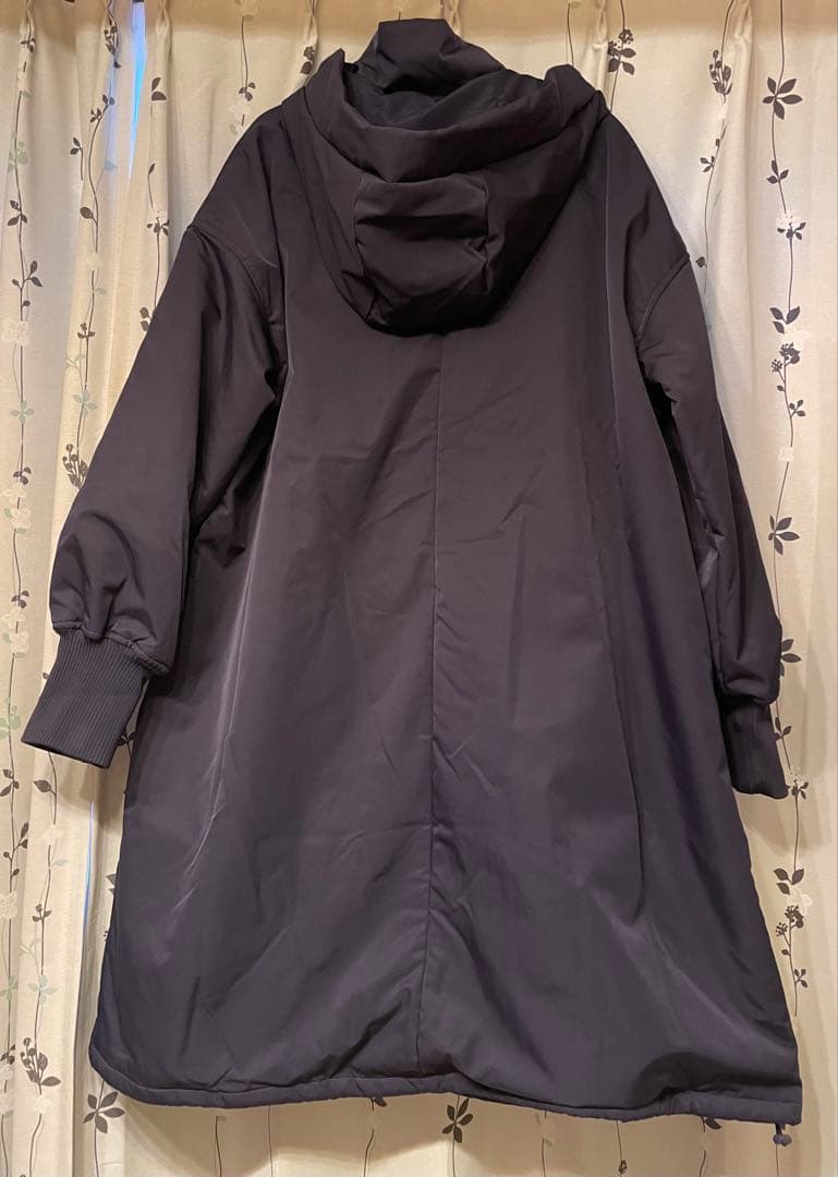 [完売品]アンティカAntiqua ビッグジッパー ロングコート パープル