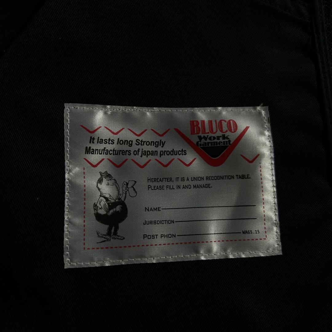 Bluco ワークジャケット ブラック ジャンパー L
