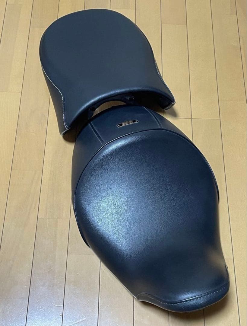 K&H ハーレー　ツーリング　タンデムシートセットスーパーローS-5125P 黒