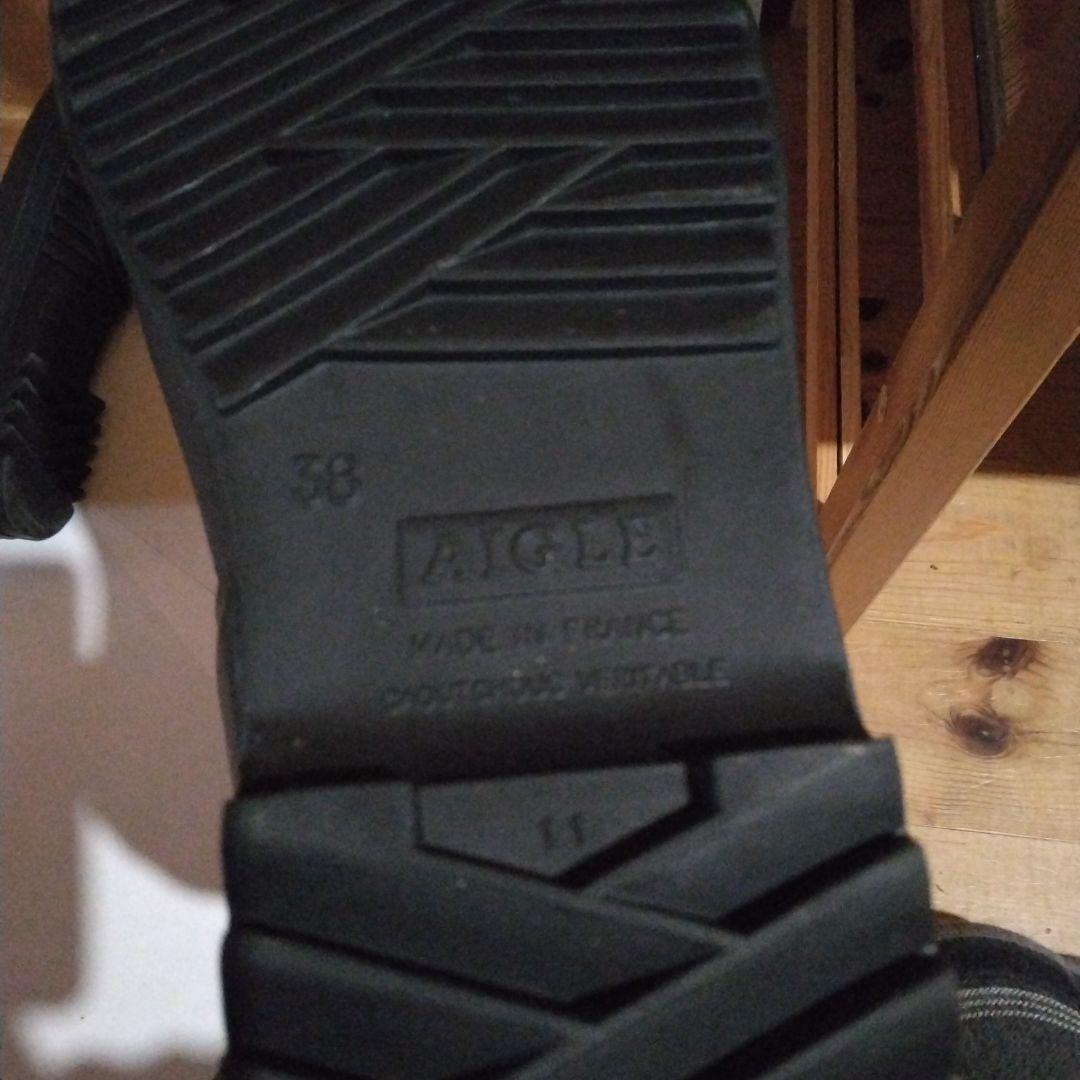 AIGLE ブラック 38サイズ