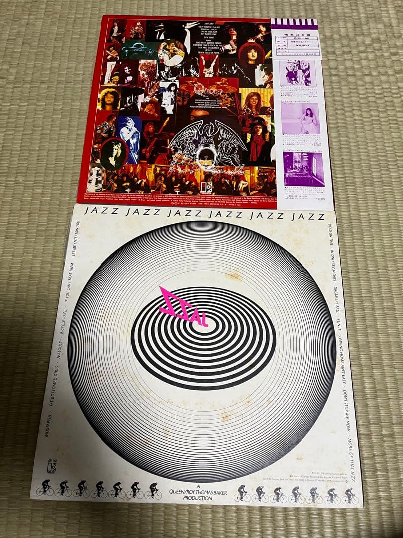 QUEEN クイーン LPレコード2枚セット　JAZZ 戦慄の王女 vinyl
