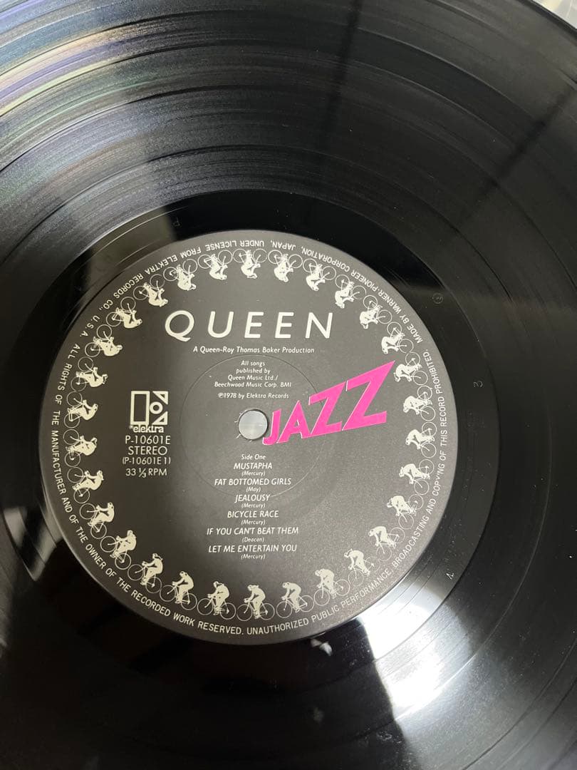 QUEEN クイーン LPレコード2枚セット　JAZZ 戦慄の王女 vinyl