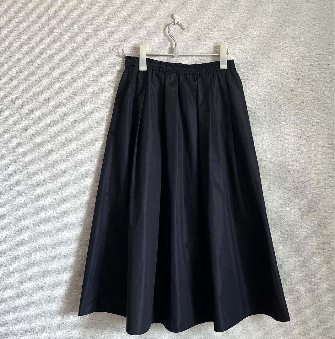 journal standard luxe タフタ ギャザースカート　22aw