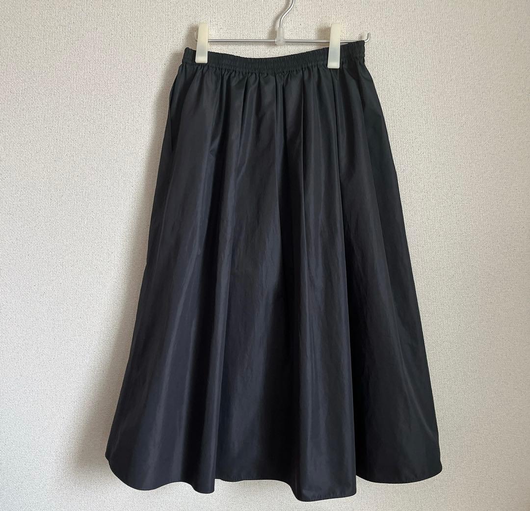 journal standard luxe タフタ ギャザースカート　22aw