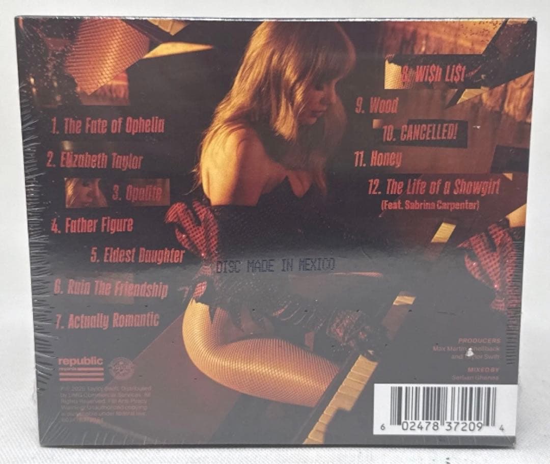 The Life Of A Showgirl Deluxe CD Taylor②