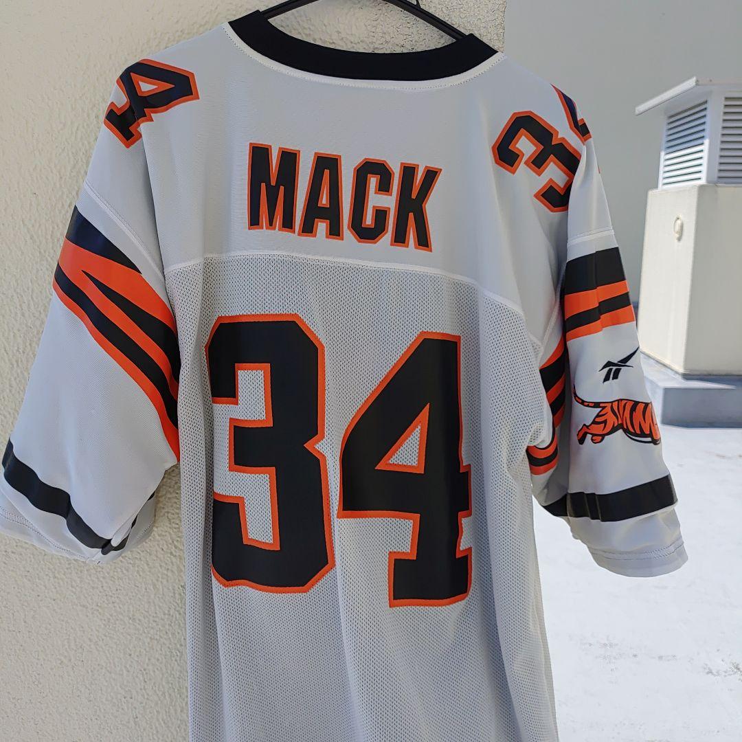 リーボックReebok ベンガルズ リバーシブルゲームシャツ mack 34。