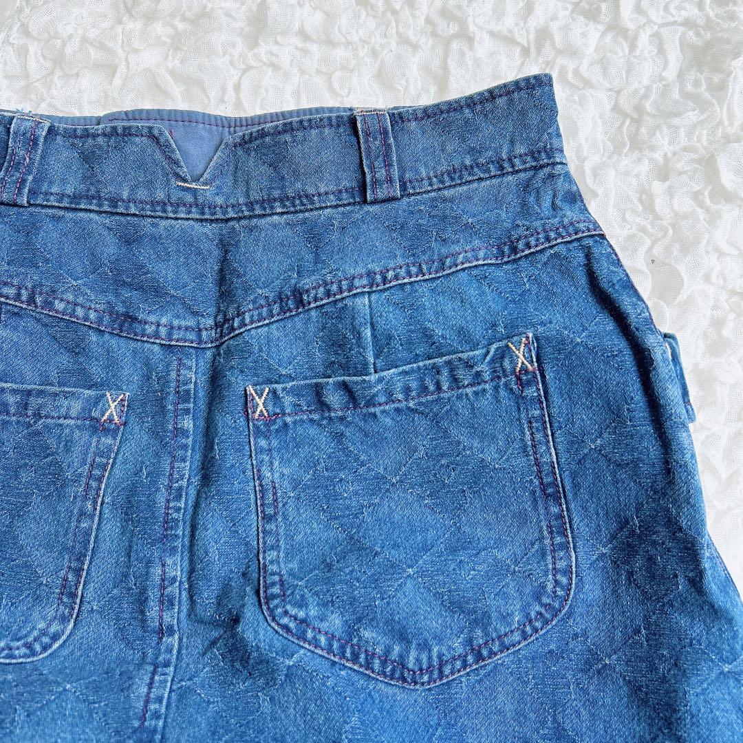 新品タグ付 定価1.5万円✨ホコモモラ Molinillos デニムスカート Ｌ