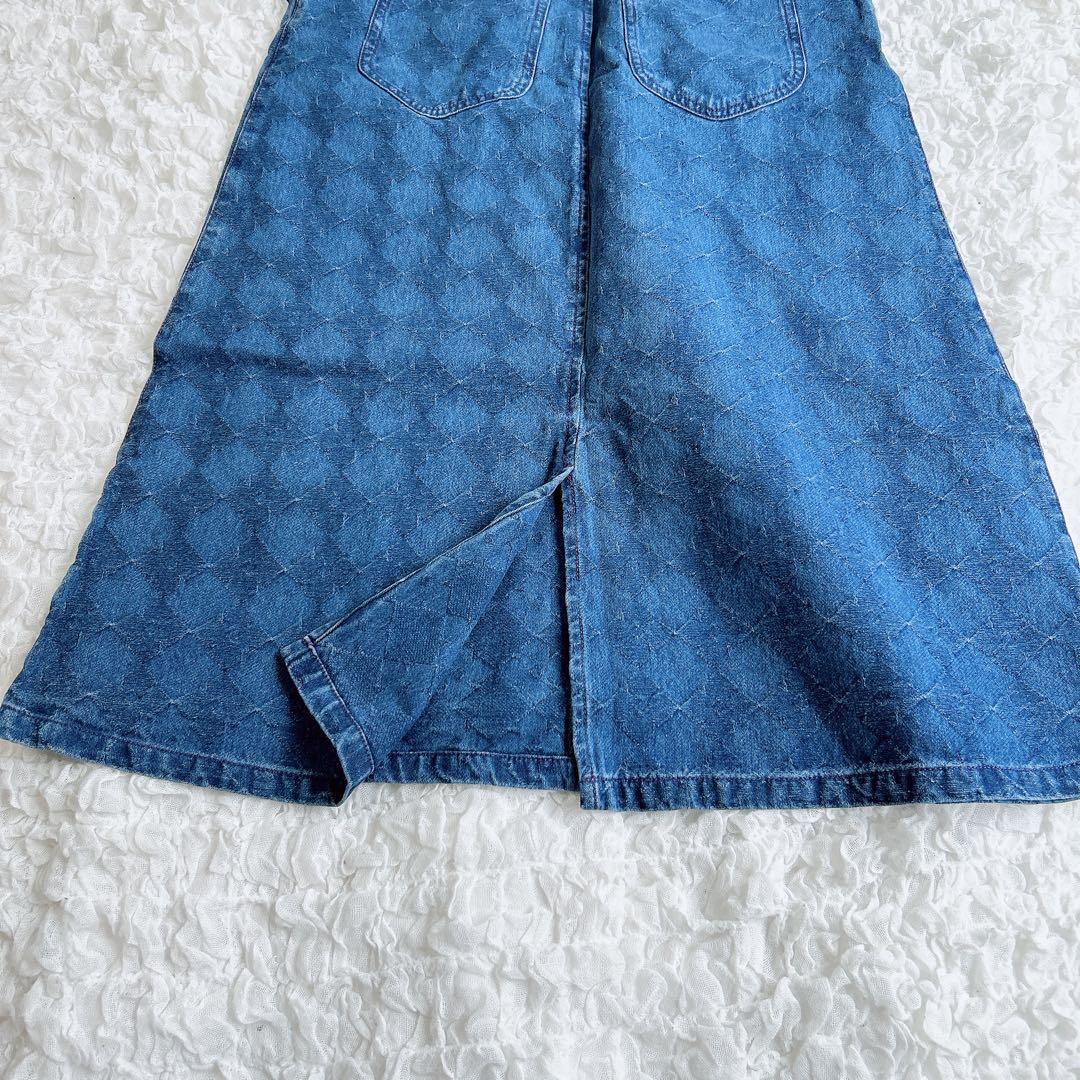 新品タグ付 定価1.5万円✨ホコモモラ Molinillos デニムスカート Ｌ