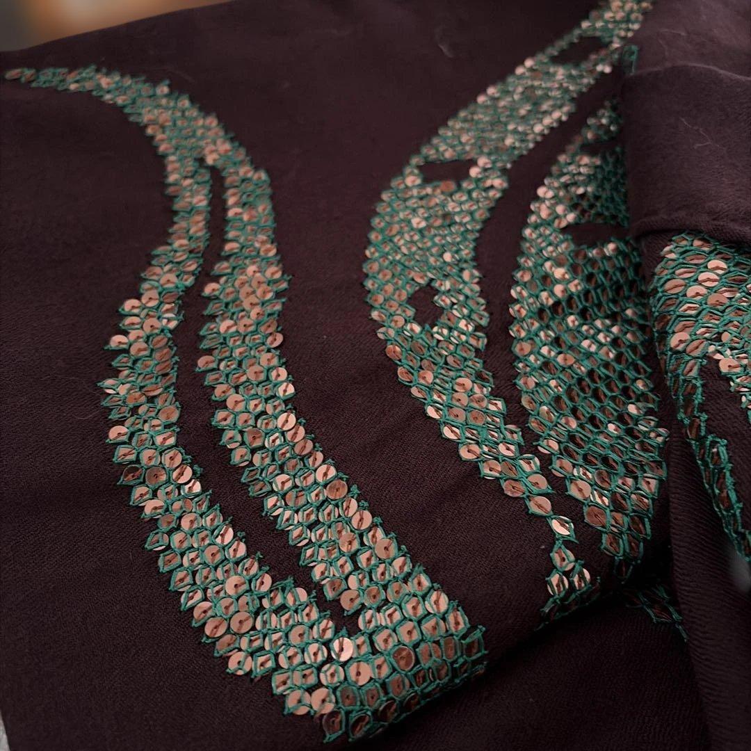 DRIES VAN NOTEN ダークブラウン ストール