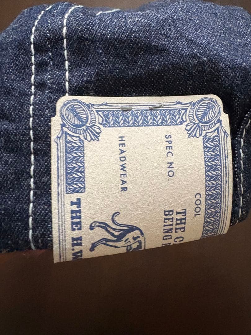 THE H.W. DOG & CO. デニム トラックキャップ　40