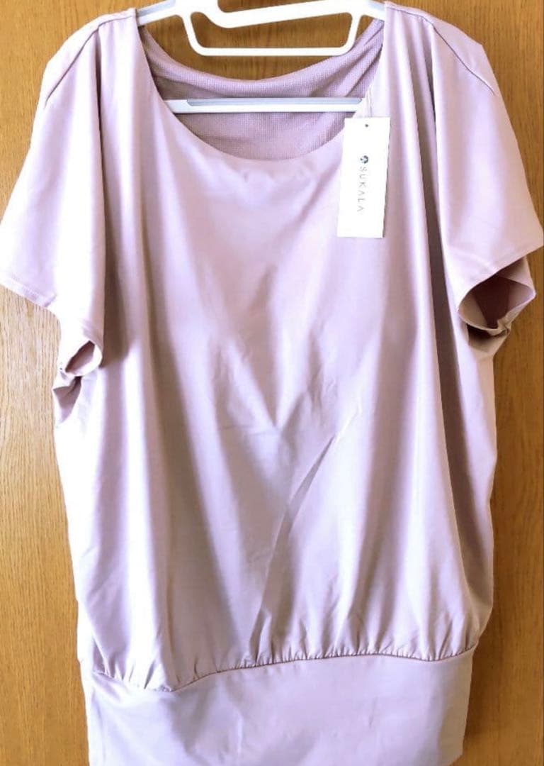 ⭐︎SUKALA LAVA トップス カップ付きTシャツ スモーキーピンク⭐︎