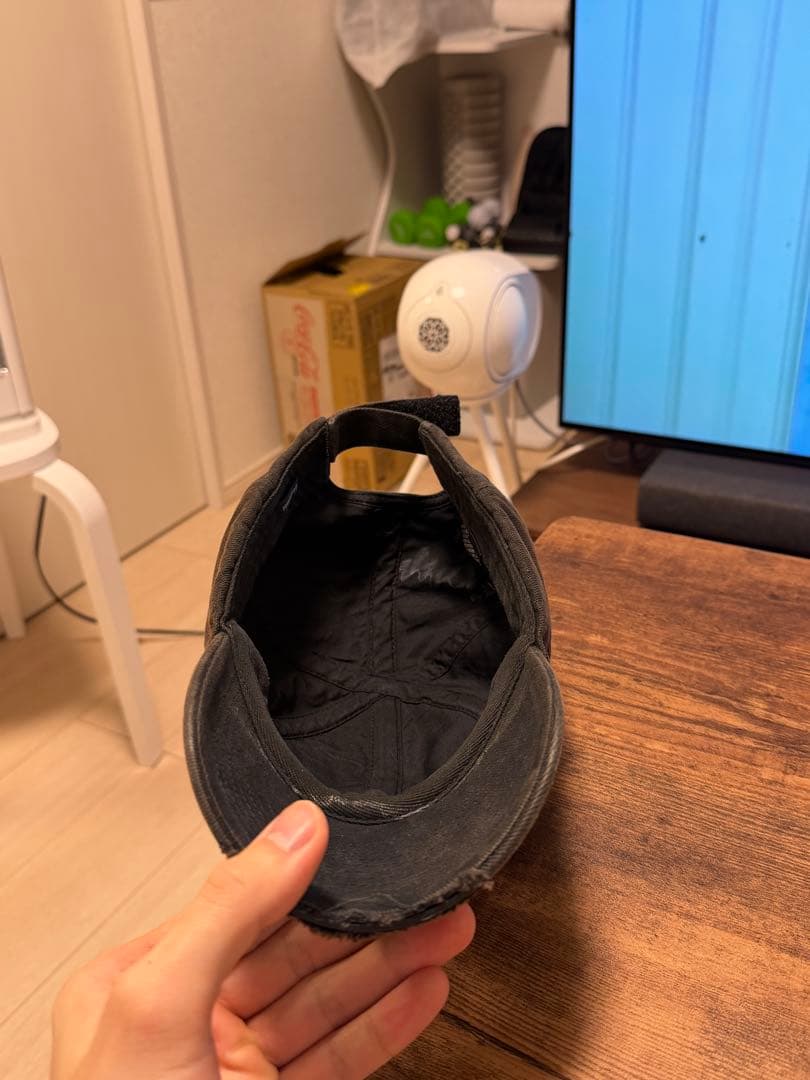 Balenciaga ベースボールキャップ ダークグレー