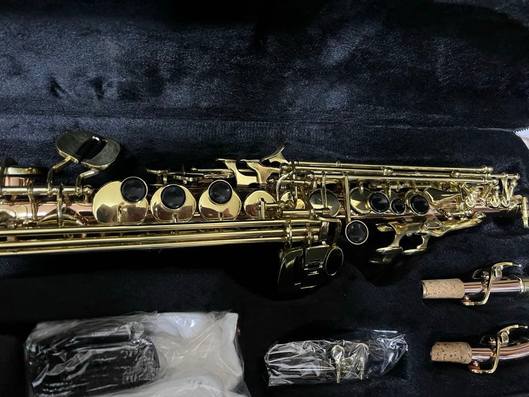 【新品】レッドブラス ソプラノサックス HighGキー