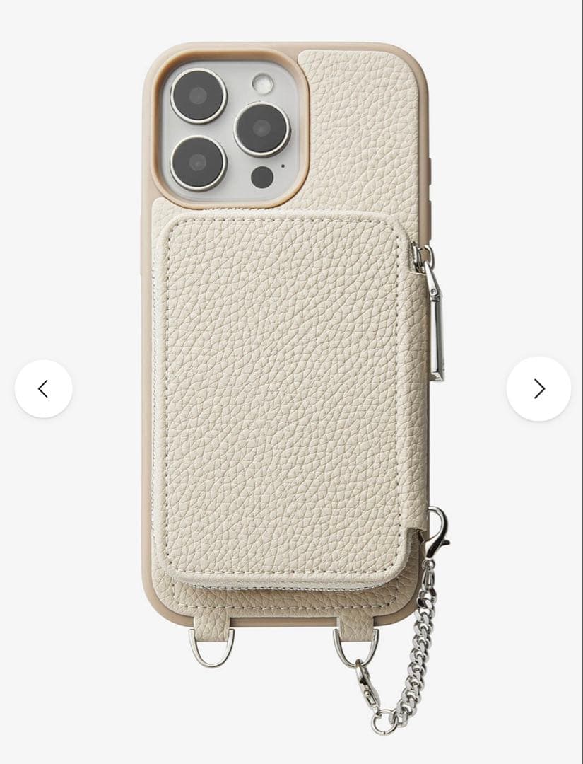 新品♪CUSTYPE⭐︎iPhone17ルナシルバーシリーズアイボリーベージュ