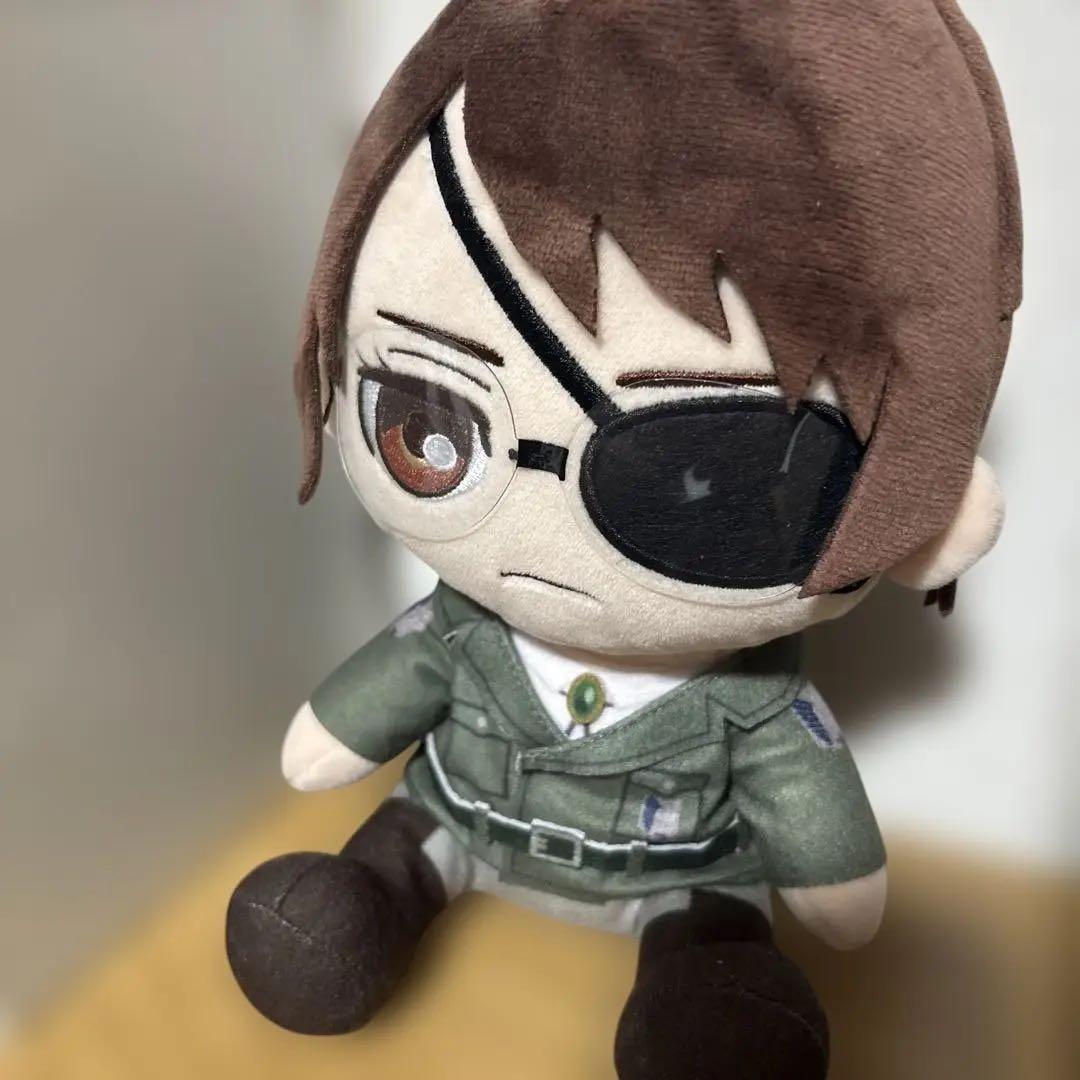 進撃の巨人　ハンジ　おすわりぬいぐるみ　もちマス　セット