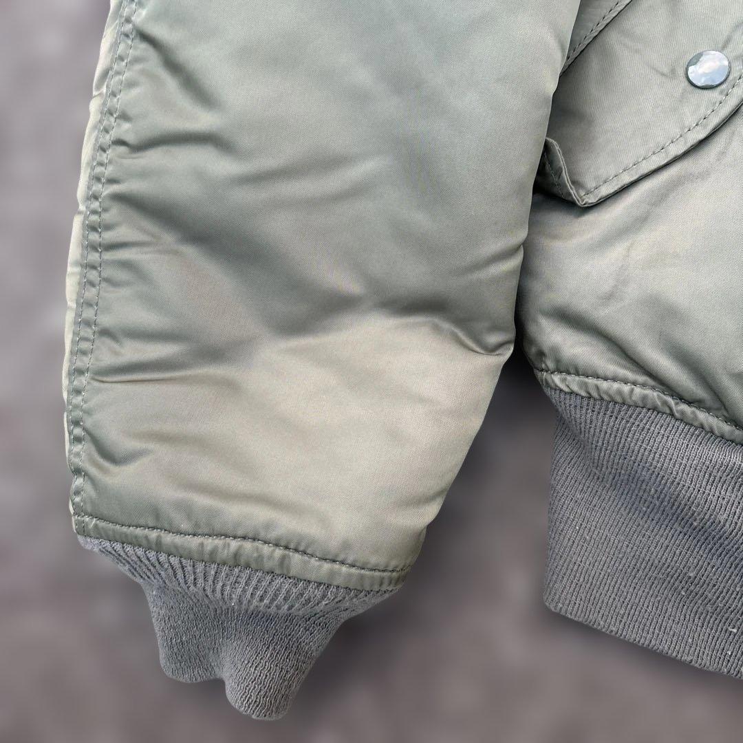 90s alpha USA製　reversible ma-1 jacket S