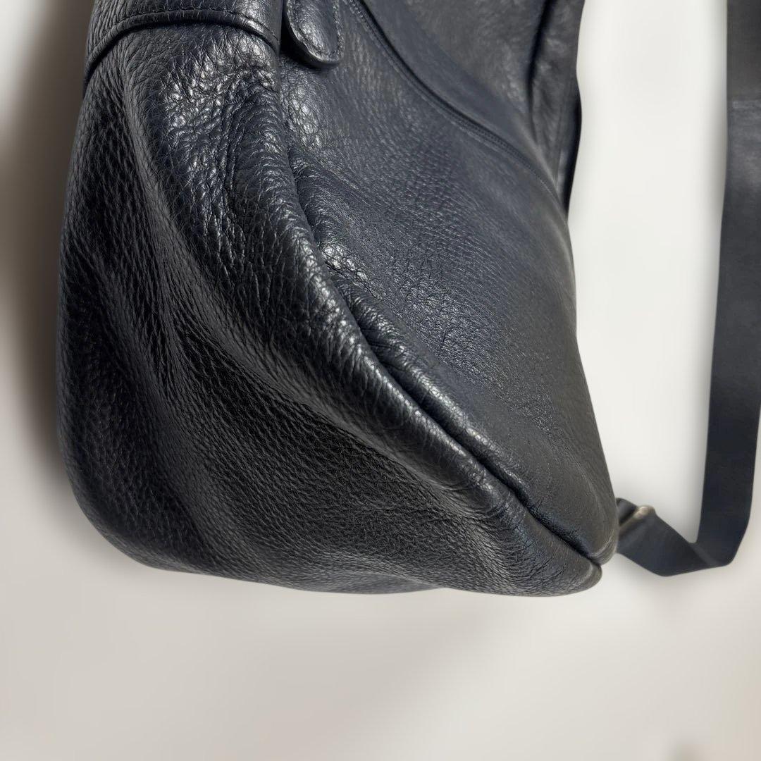 ミケ様AmeriBag HEALTY BACK BAGブラックレザーボディバッグ