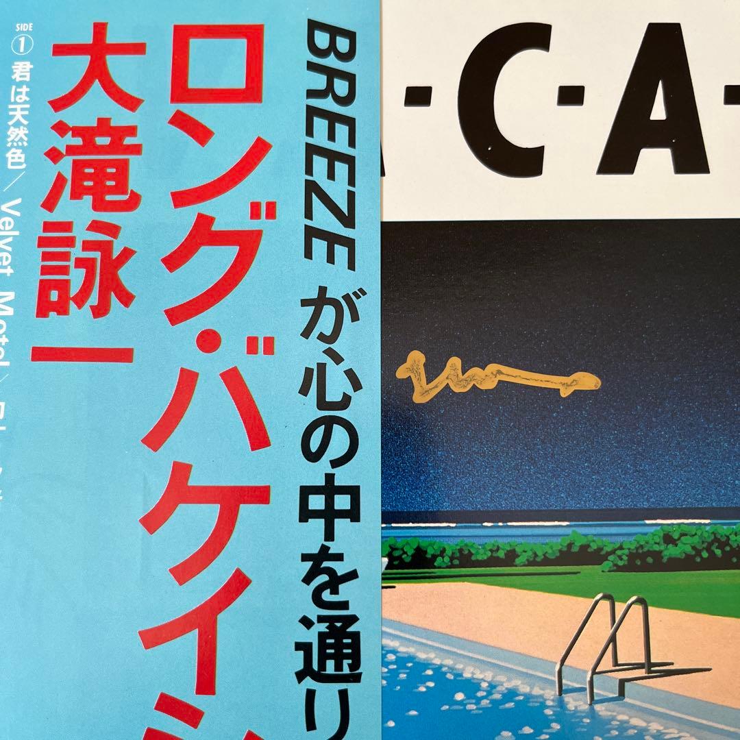 大滝詠一／ロングバケーション　サイン入り‼️