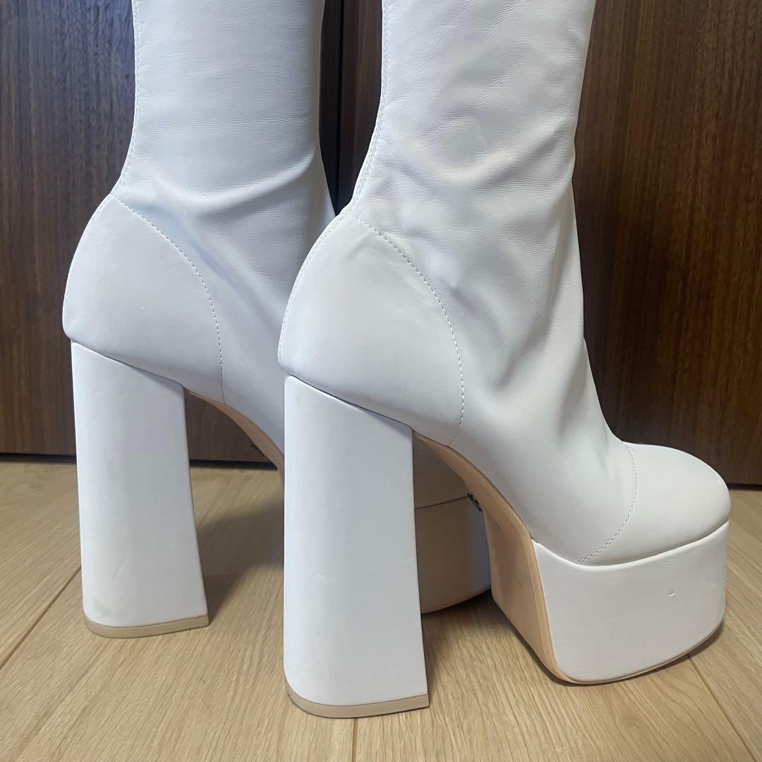 【Darich】❤︎ダーリッチ❤︎ウルトラストレッチロングブーツ　アイボリー M