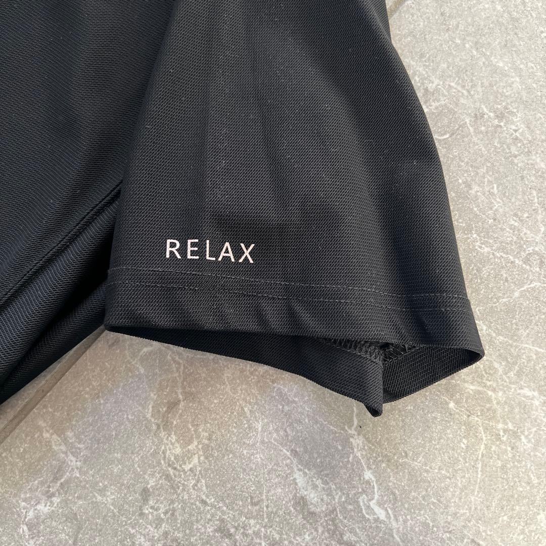1PIU1UGUALE3 RELAXブラック ポロシャツ XL