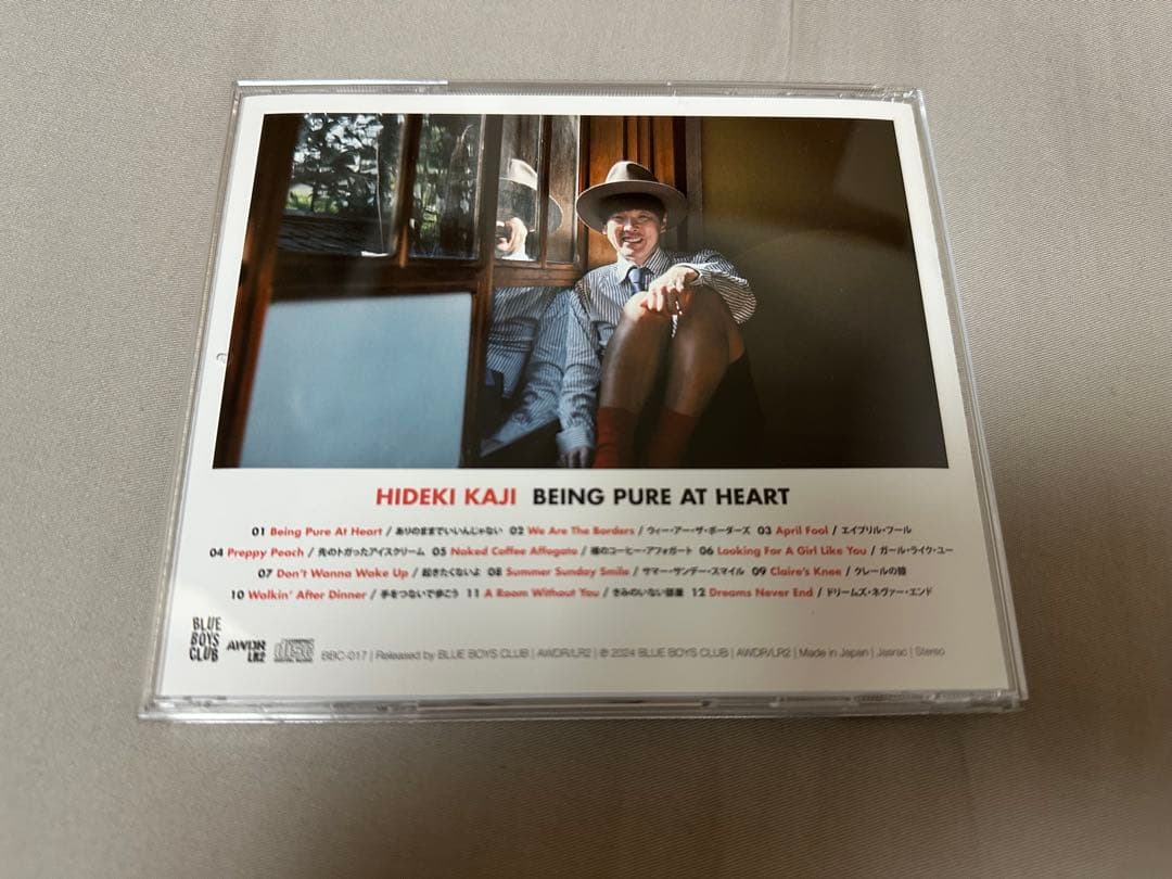 カジヒデキ BEING PURE AT HEART CD