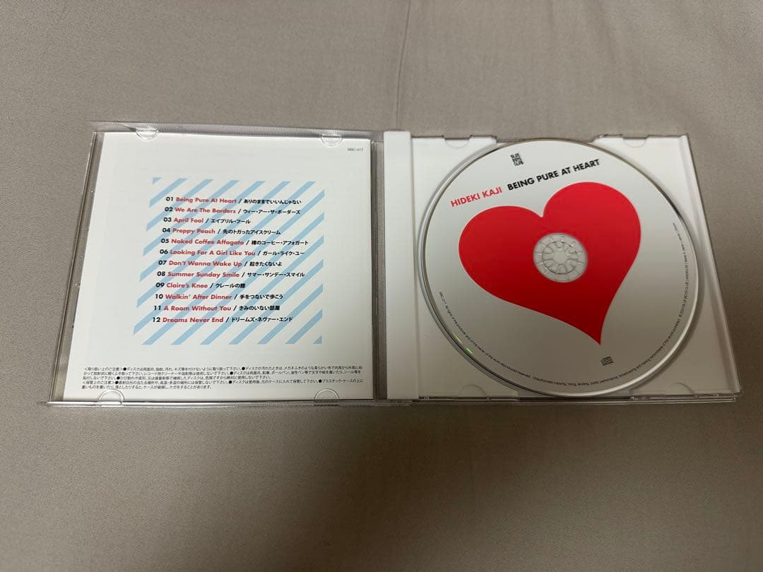 カジヒデキ BEING PURE AT HEART CD