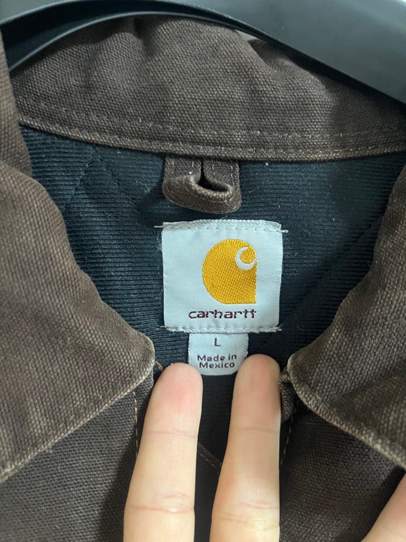 「musk」企業ロゴ+ carharttサンタフェジャケット