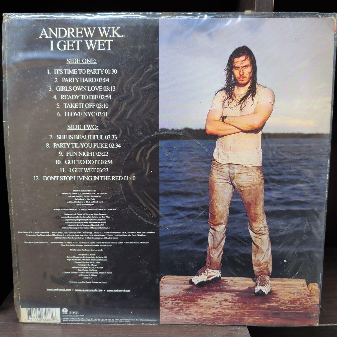 ​稀少Andrew W.K. / I Get Wet 2002年USオリジナル盤