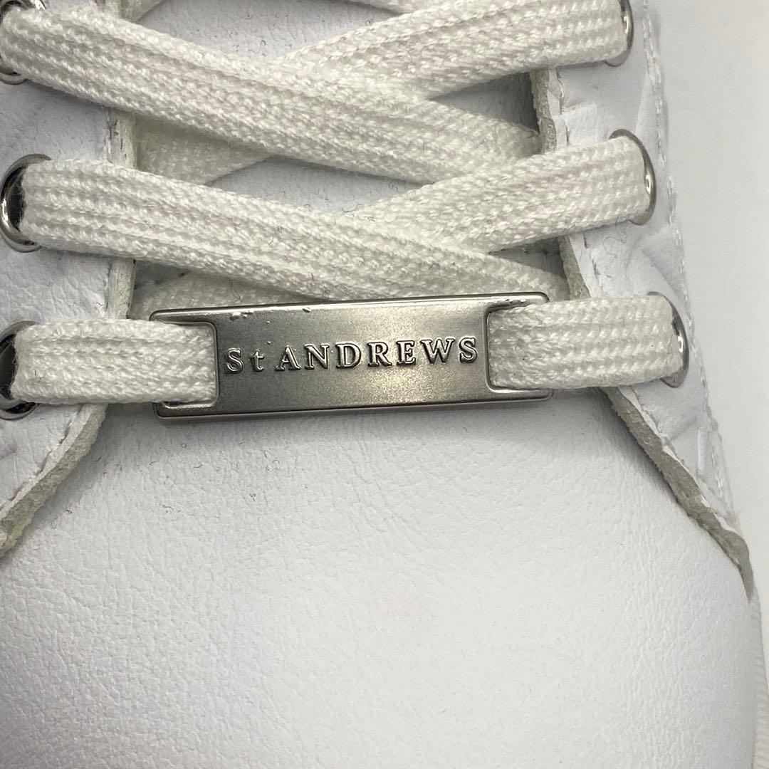 【未使用】定価3.7万円 St ANDREWSエンボススパイクレスシューズ