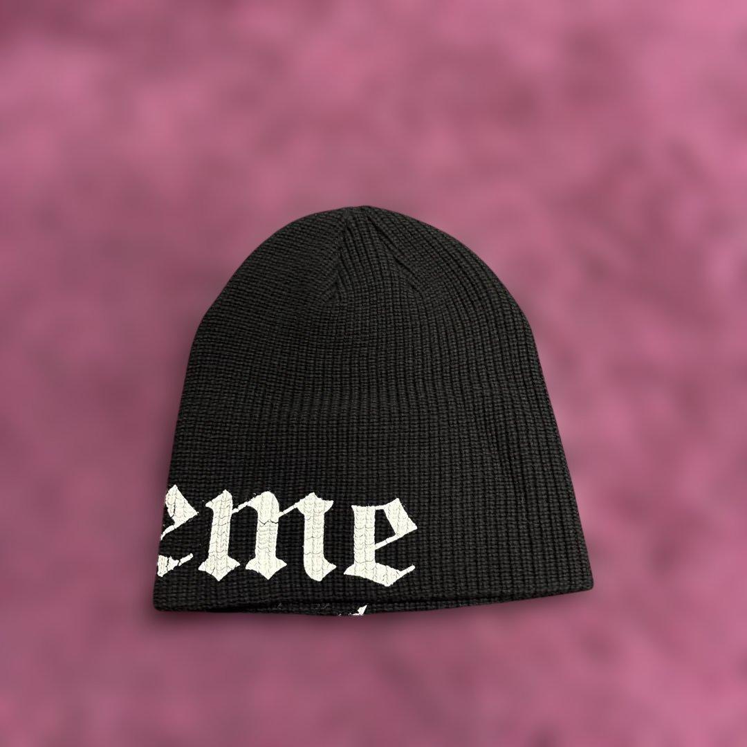 Supreme 黒 ビーニー　26ss