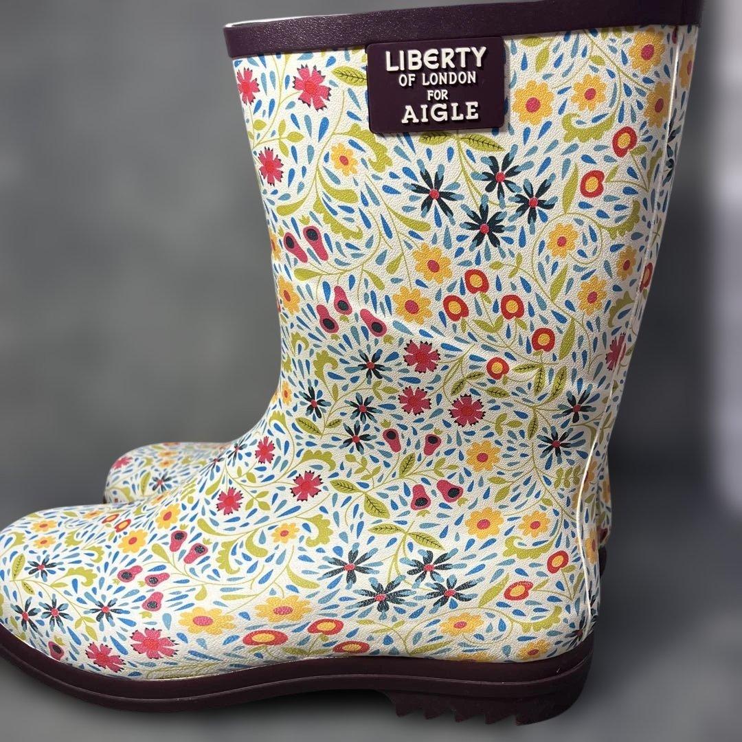 専用ページ★AIGLE Liberty of London レインブーツ 花柄