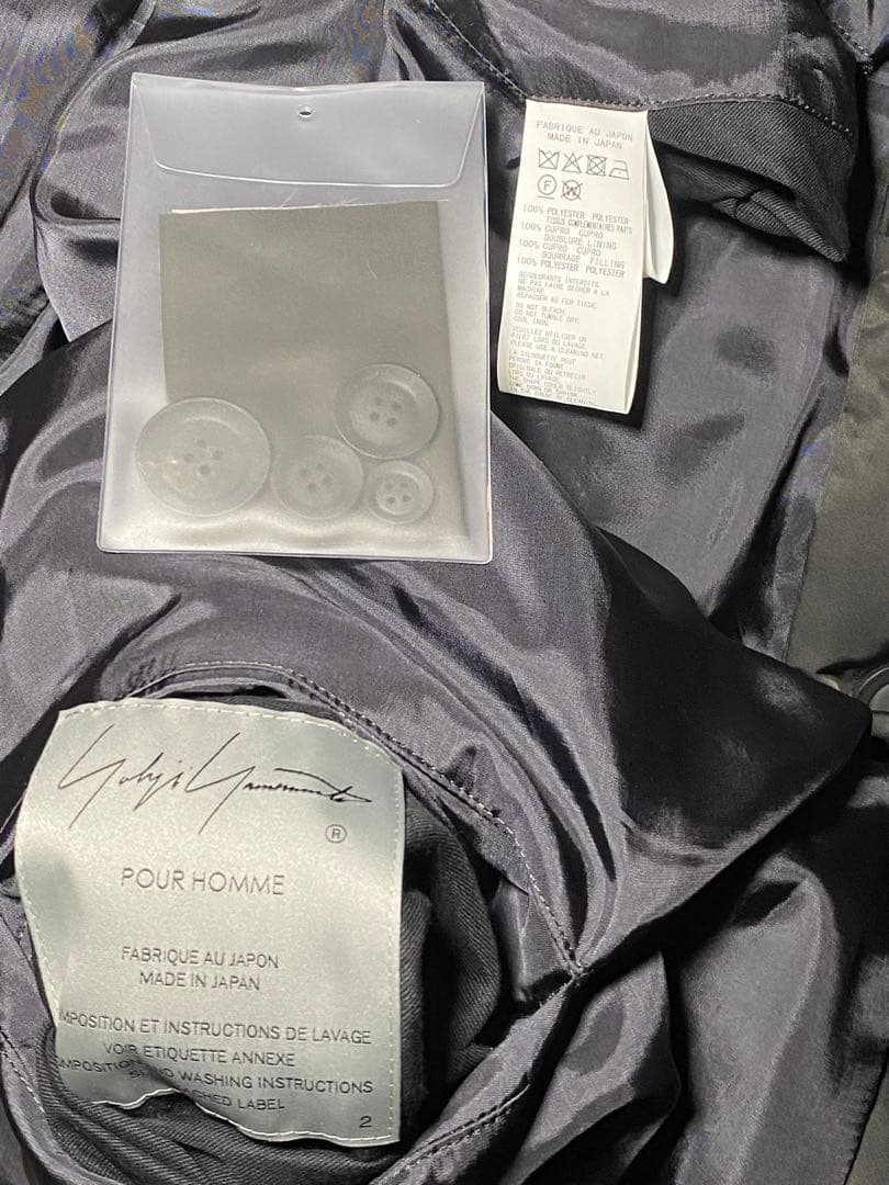 希少 yohjiyamamoto pour homme 2025AW中綿ブルゾン