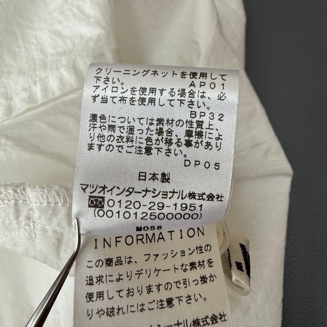 センソユニコ t.b ジャガード ドット シャツワンピース 40 凹凸織