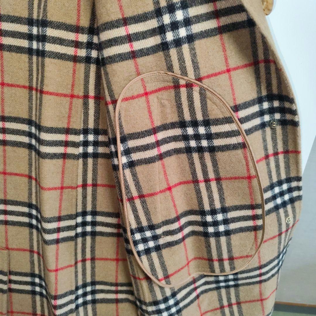 バーバリ　Burberry　ブラウン ウール混紡 ロングコート サイズ40