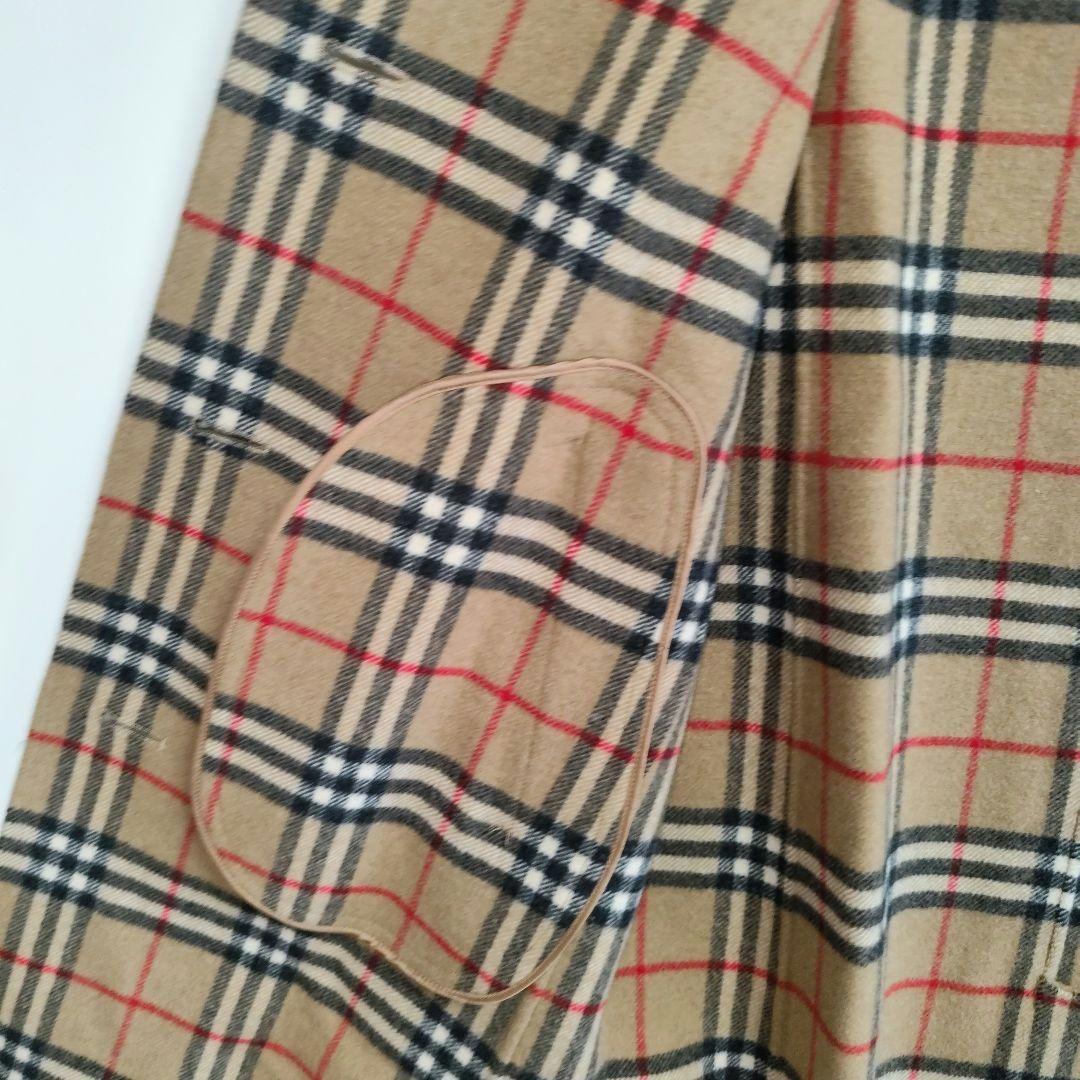 バーバリ　Burberry　ブラウン ウール混紡 ロングコート サイズ40
