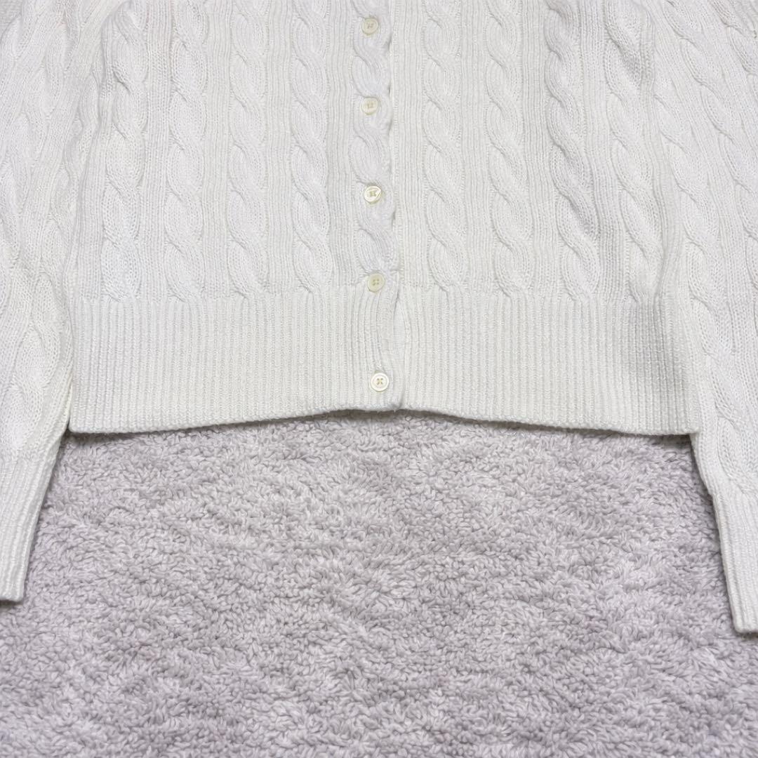 【極美品】✨POLO RALPH LAUREN コットン ケーブル カーディガン