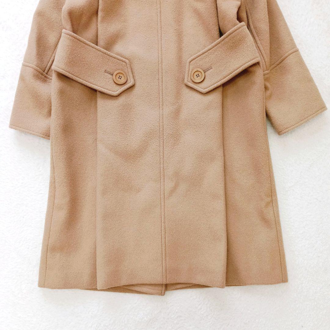 【専用】ADORE　アドーア　エアメルトンノーカラーフラップポケットコート