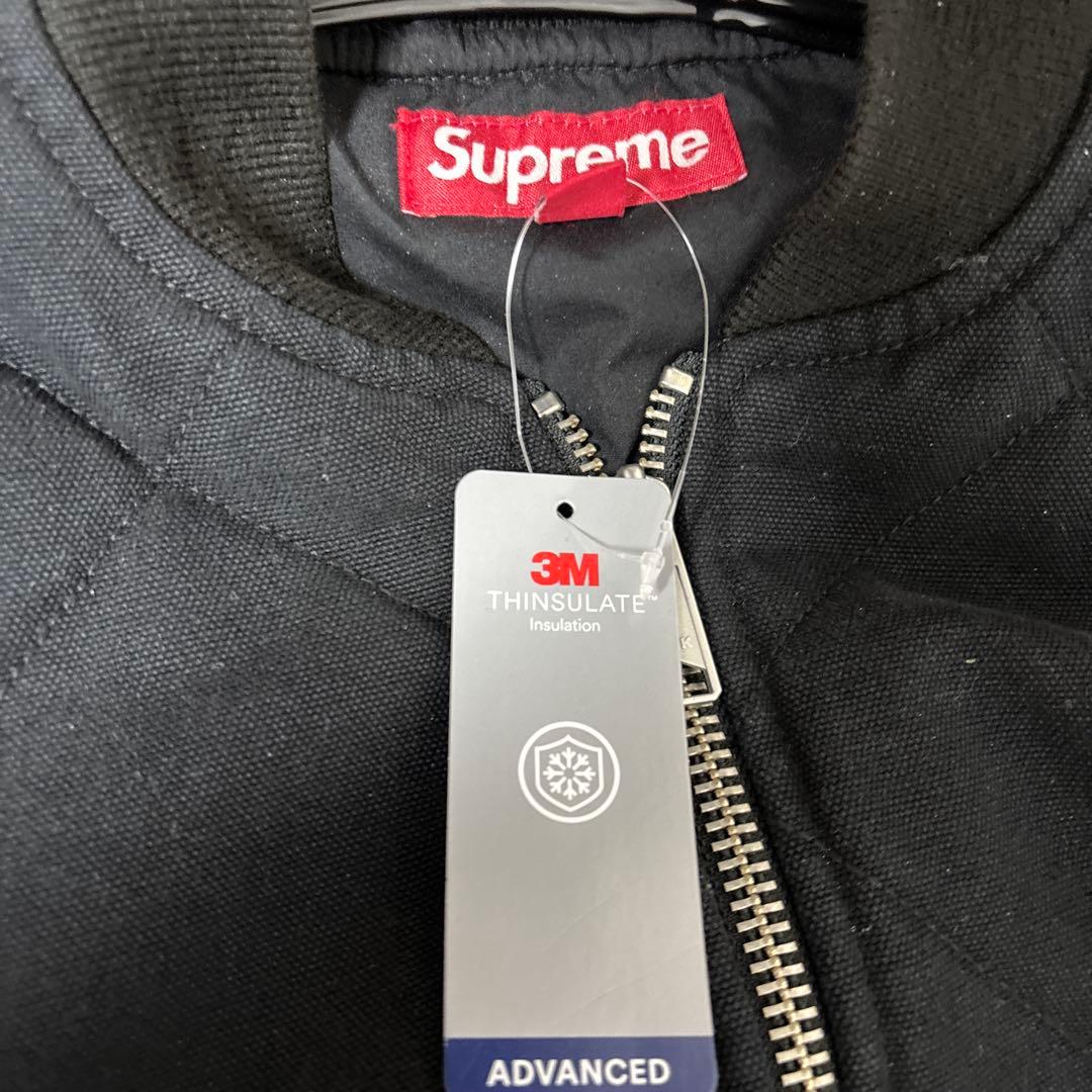 ジャケット・アウター supreme Zip-OffSleeveQuiltedBomberJacket