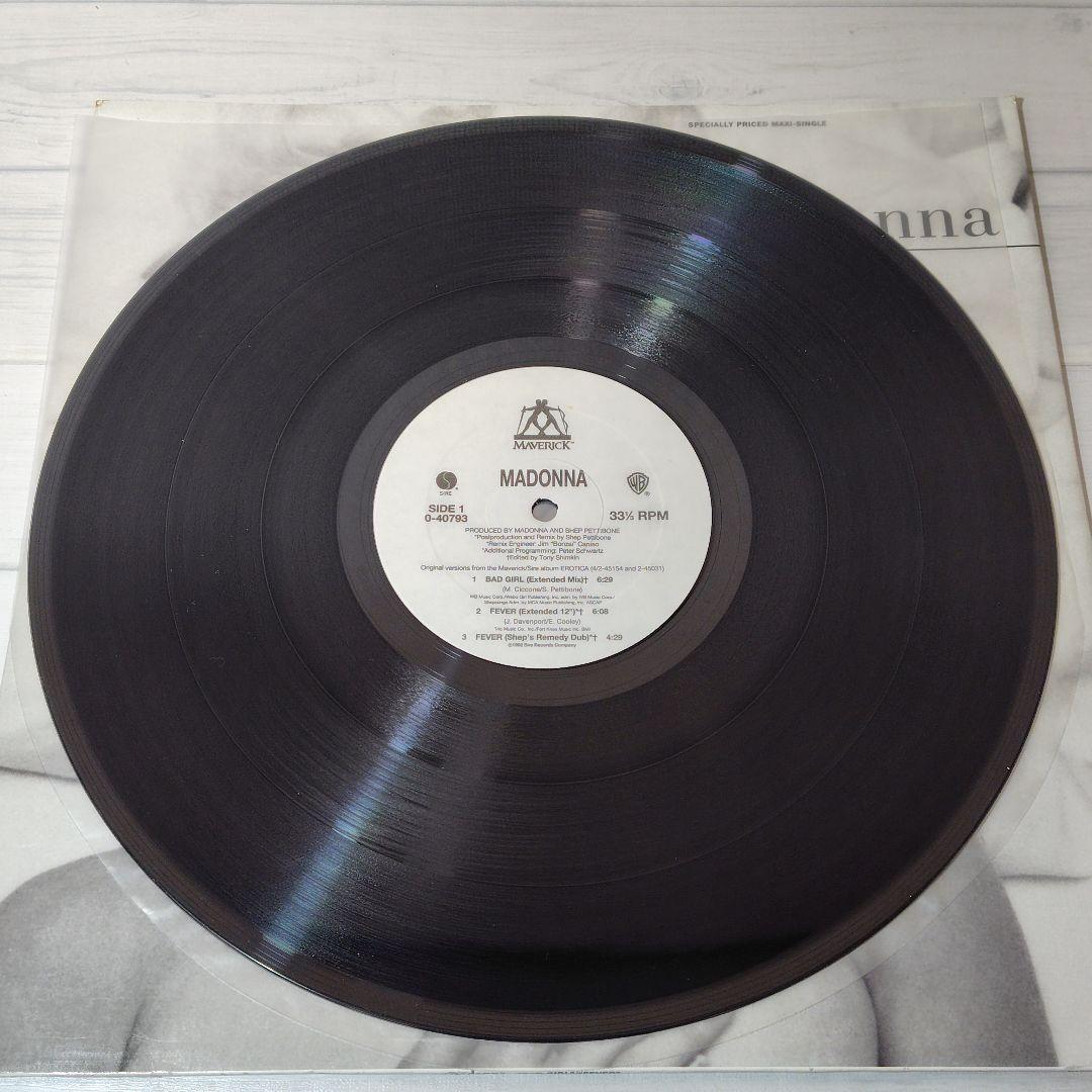 Madonna / BAD GIRL 12インチレコード 希少名盤