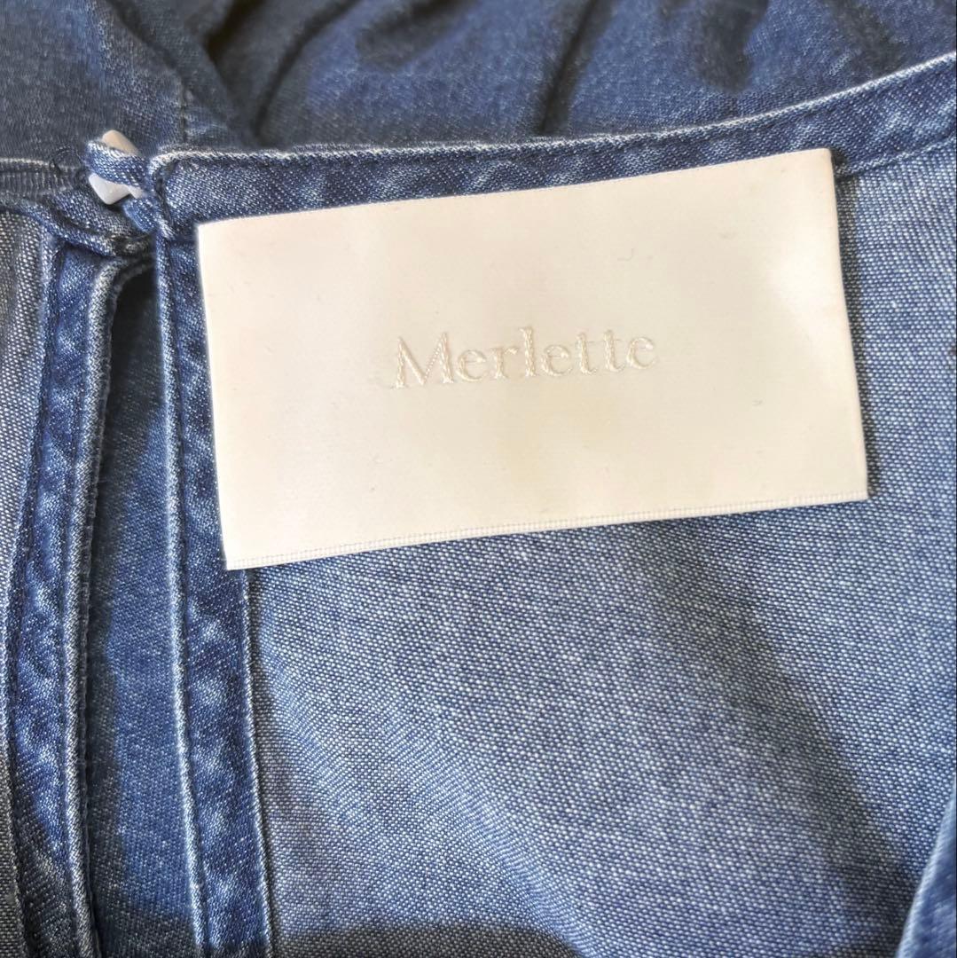 【MERLETTE/マーレット】BYWARD DENIM ワンピース