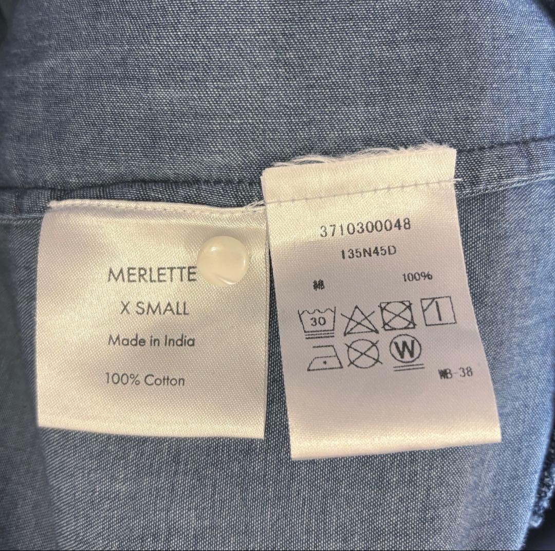 【MERLETTE/マーレット】BYWARD DENIM ワンピース