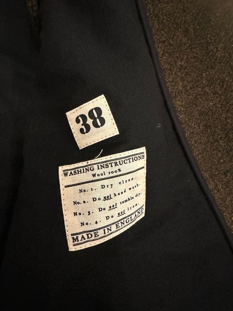 WORKHOUSE ウールコート フィッシャーマン サイズ38 ブラウンオリーブ