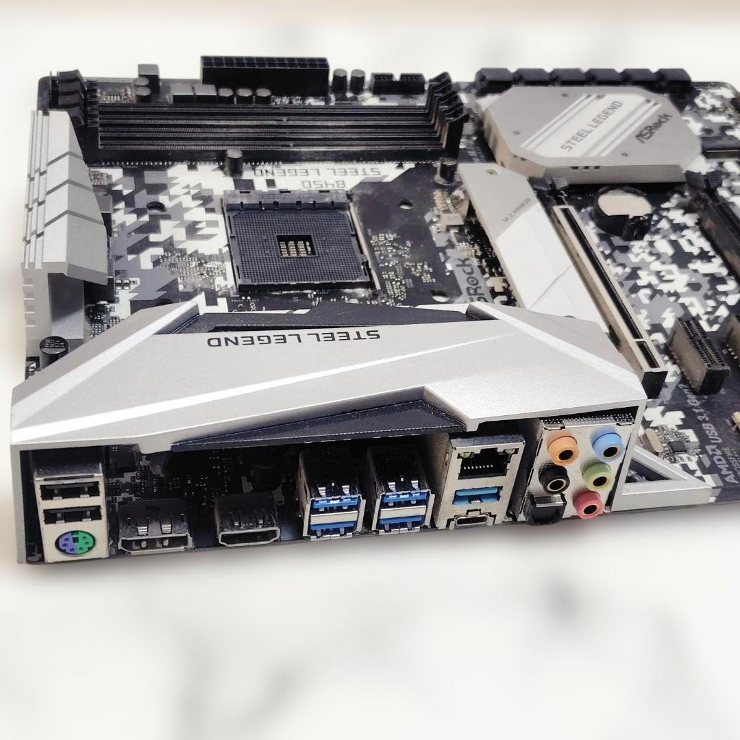 ASRock B450 STEEL LEGEND マザーボード おまけOS付き