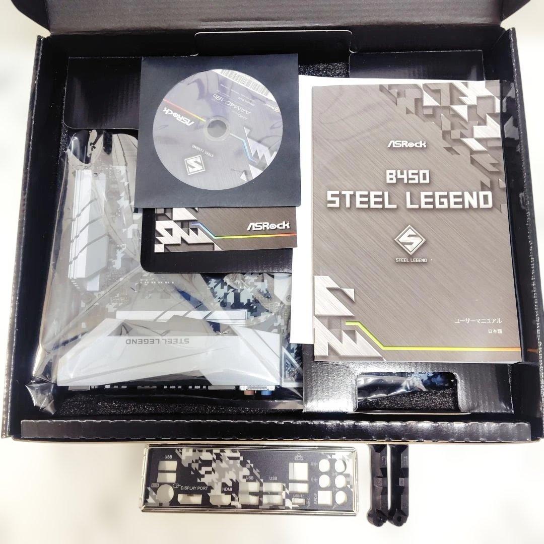 ASRock B450 STEEL LEGEND マザーボード おまけOS付き
