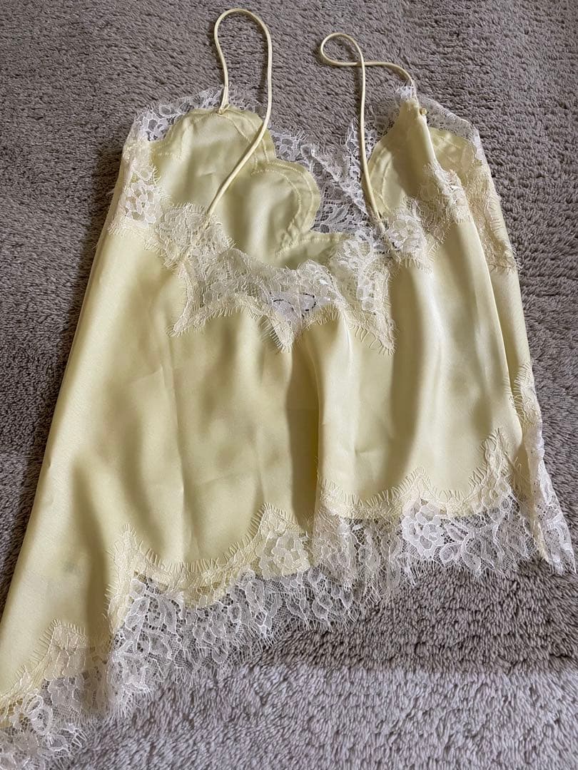 ZARA　ZW COLLECTION レーストリムキャミソールトップス