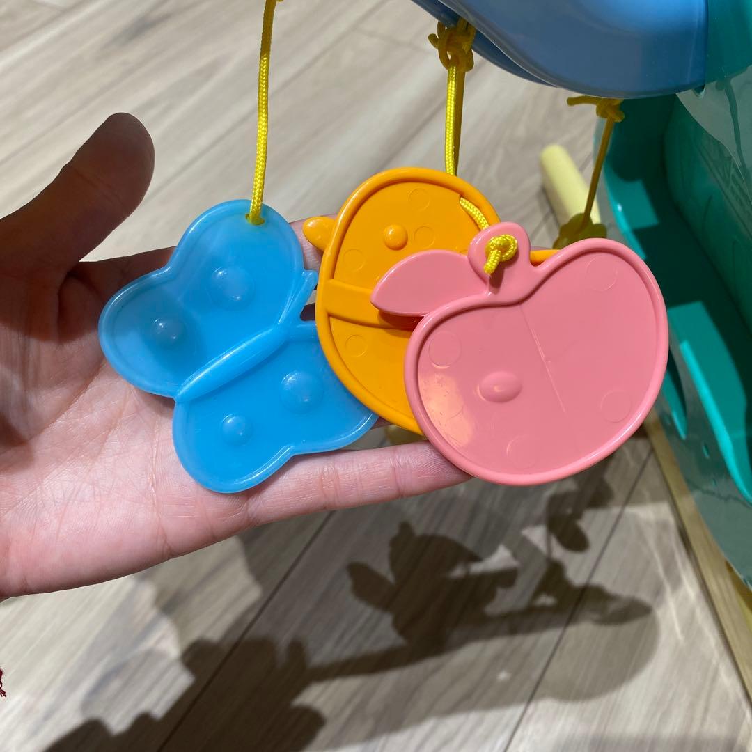 （美品）くまのプーさん　えらべる回転 6WAYジムにへんしんメリー　プーメリー